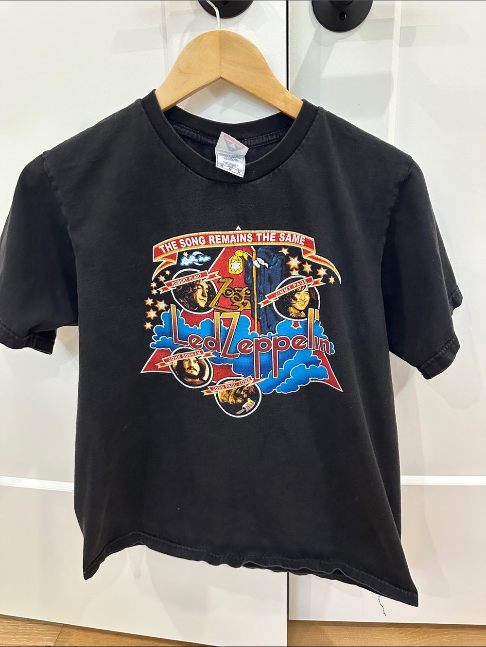 Black Graphic Tee - Led Zepplin  'The Song Remains the Same'